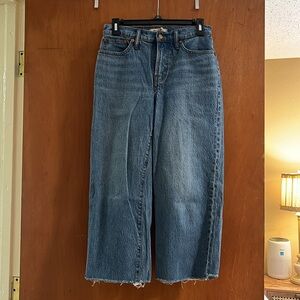 Madewell Perfect Vintage Wide Leg Crop Jean